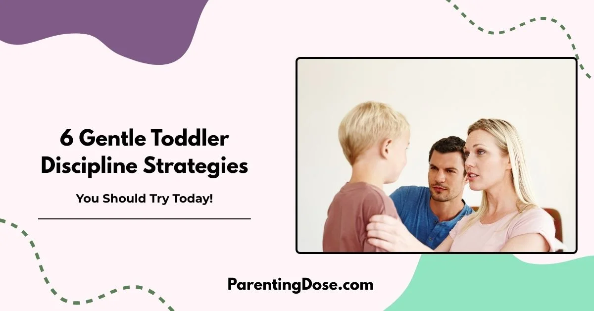 gentle toddler discipline tips - featured image