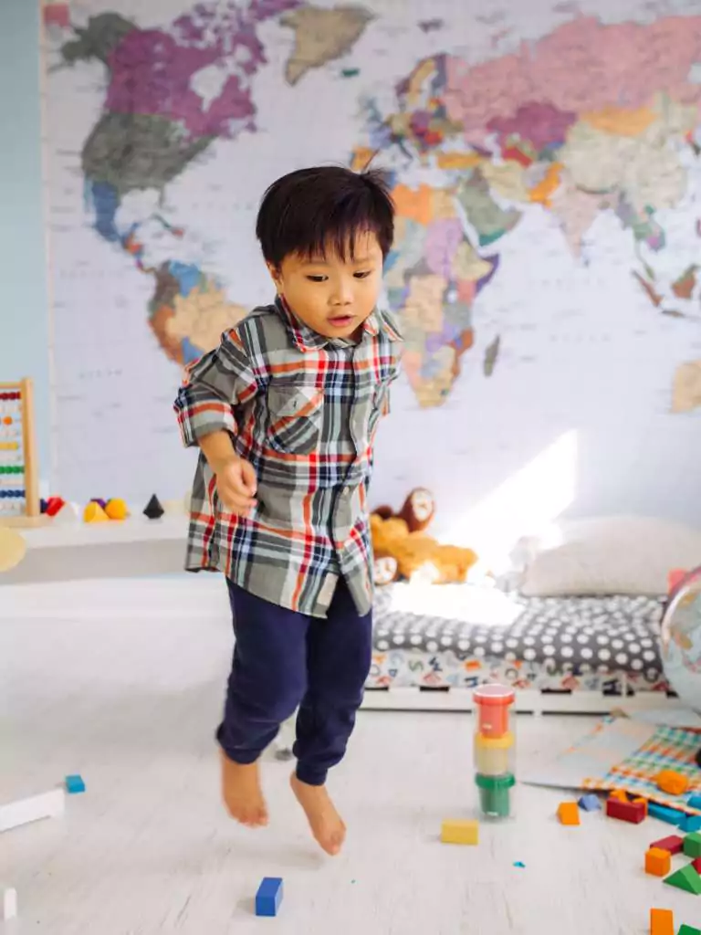 Bubble Wrap Stomp Painting