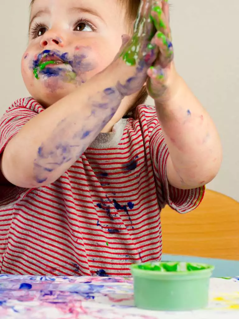 DIY Puffy Paint with Shaving Cream