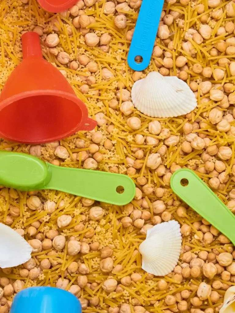 a sensory bin for kids