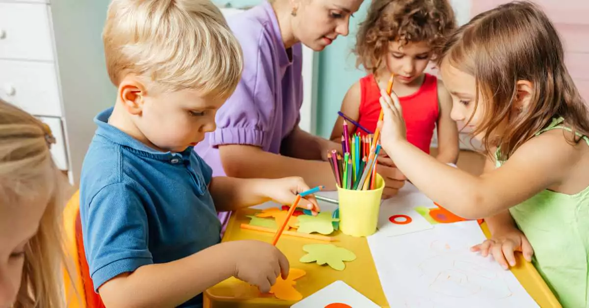 This image features preschool learning activities for summer